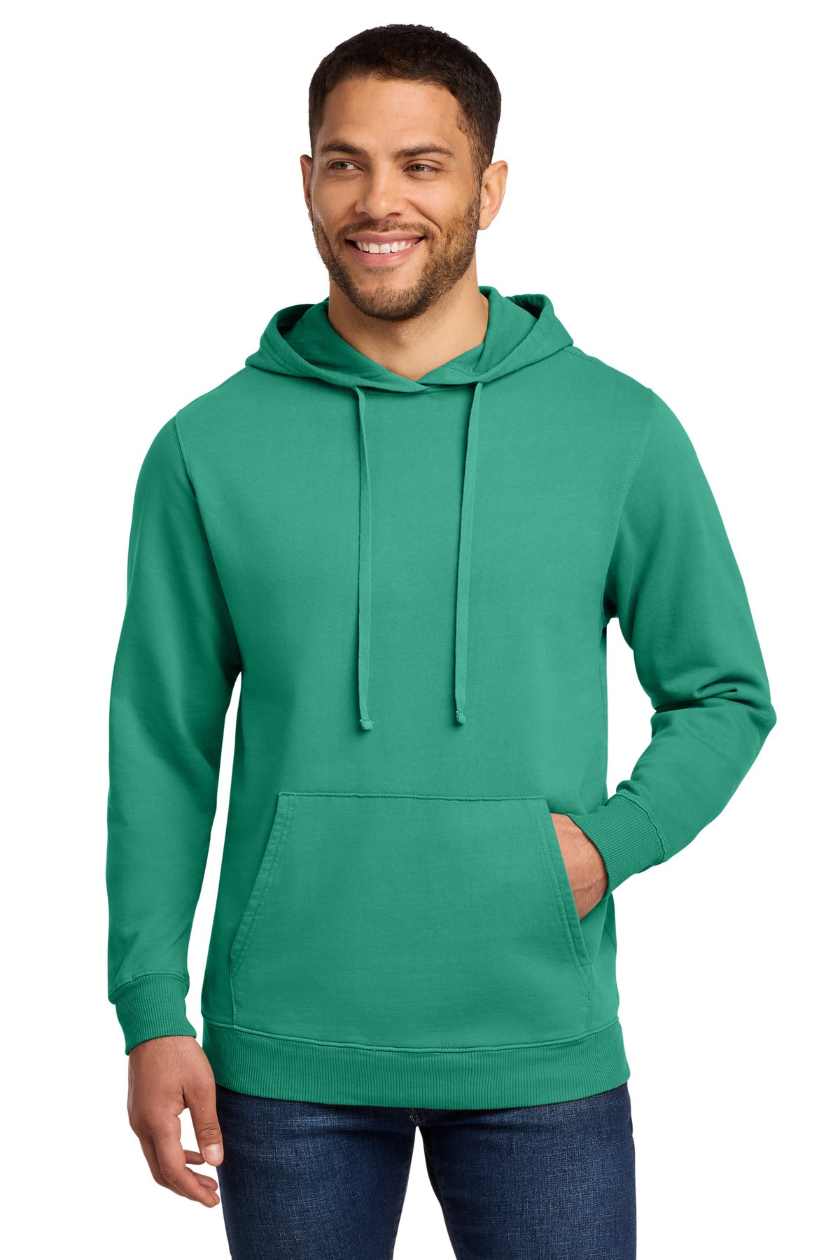 Port & Co PC098H - Beach Wash Garment-Dyed Pullover Hooded Sweatshirt