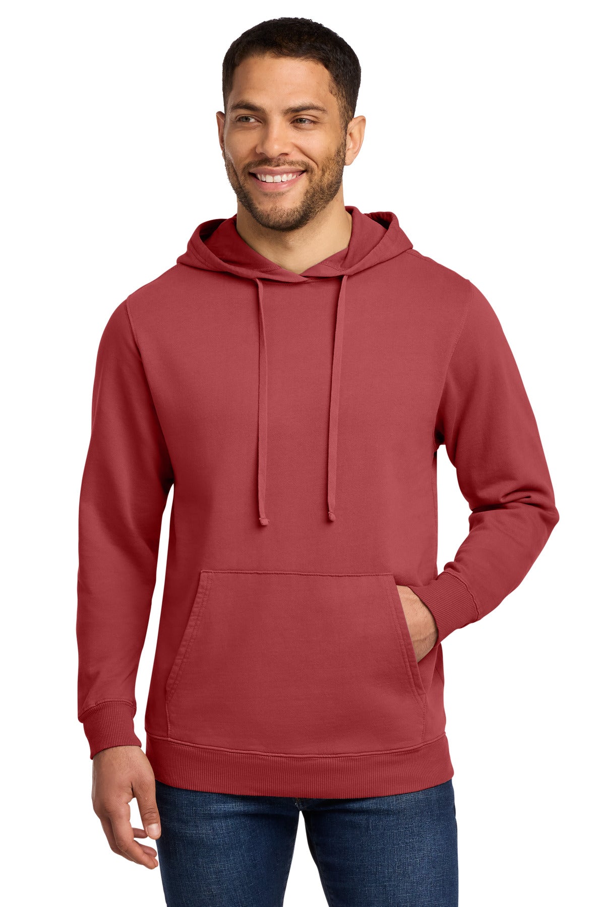 Port & Co PC098H - Beach Wash Garment-Dyed Pullover Hooded Sweatshirt