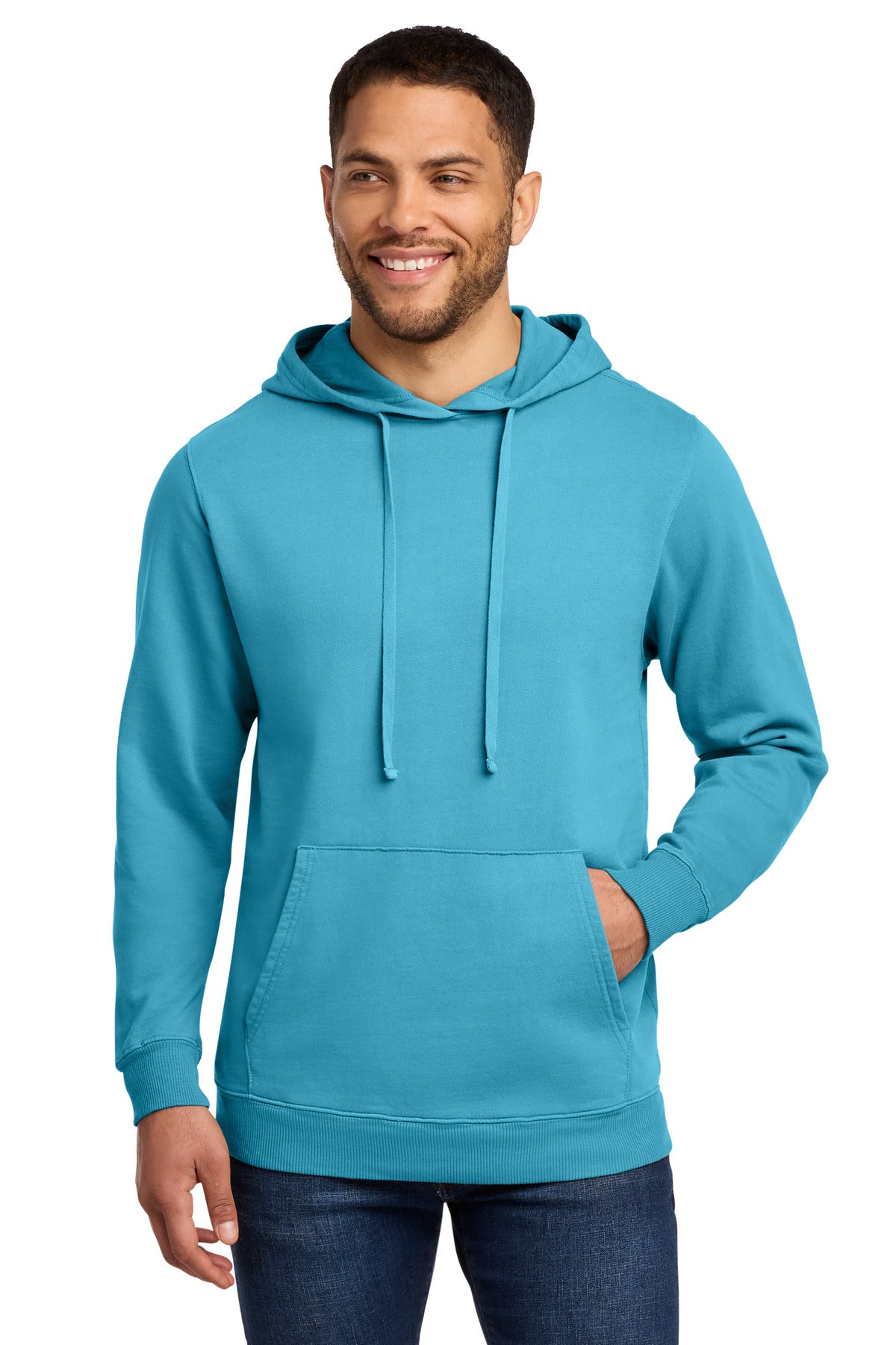 Port & Co PC098H - Beach Wash Garment-Dyed Pullover Hooded Sweatshirt