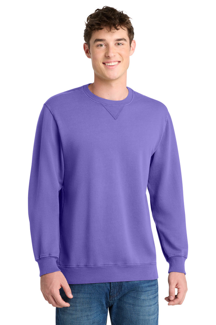 Port & Company PC098 - Beach Wash Garment-Dyed Crewneck Sweatshirt