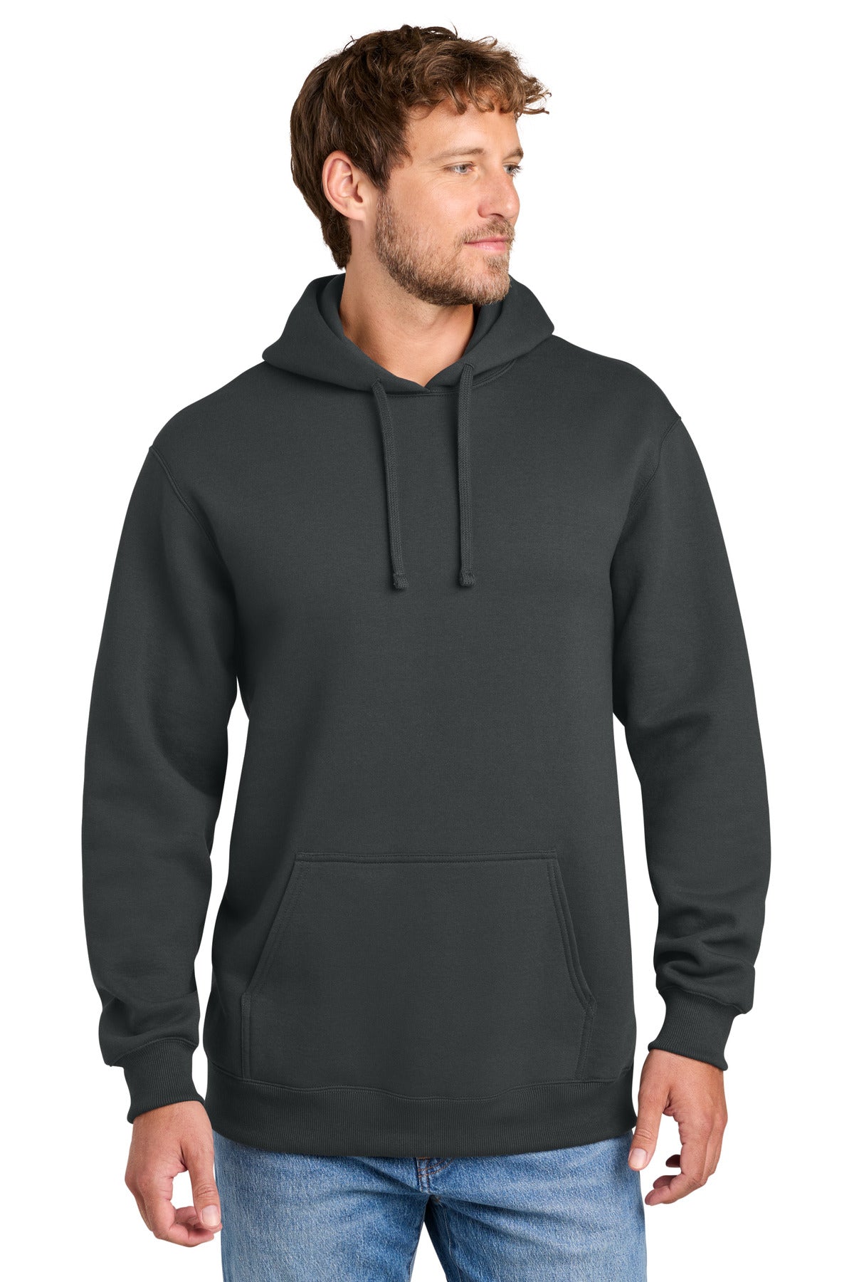 Port & Company PC107H - Foundation Fleece Pullover Hooded Sweatshirt