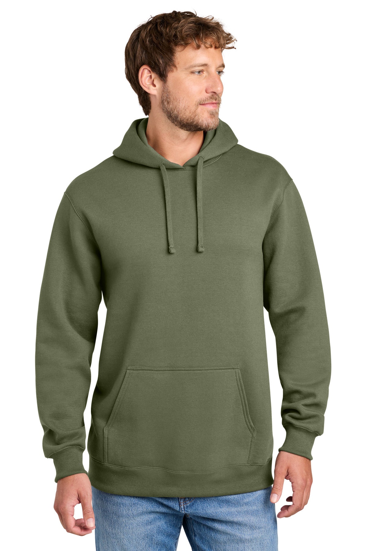 Port & Company PC107H - Foundation Fleece Pullover Hooded Sweatshirt
