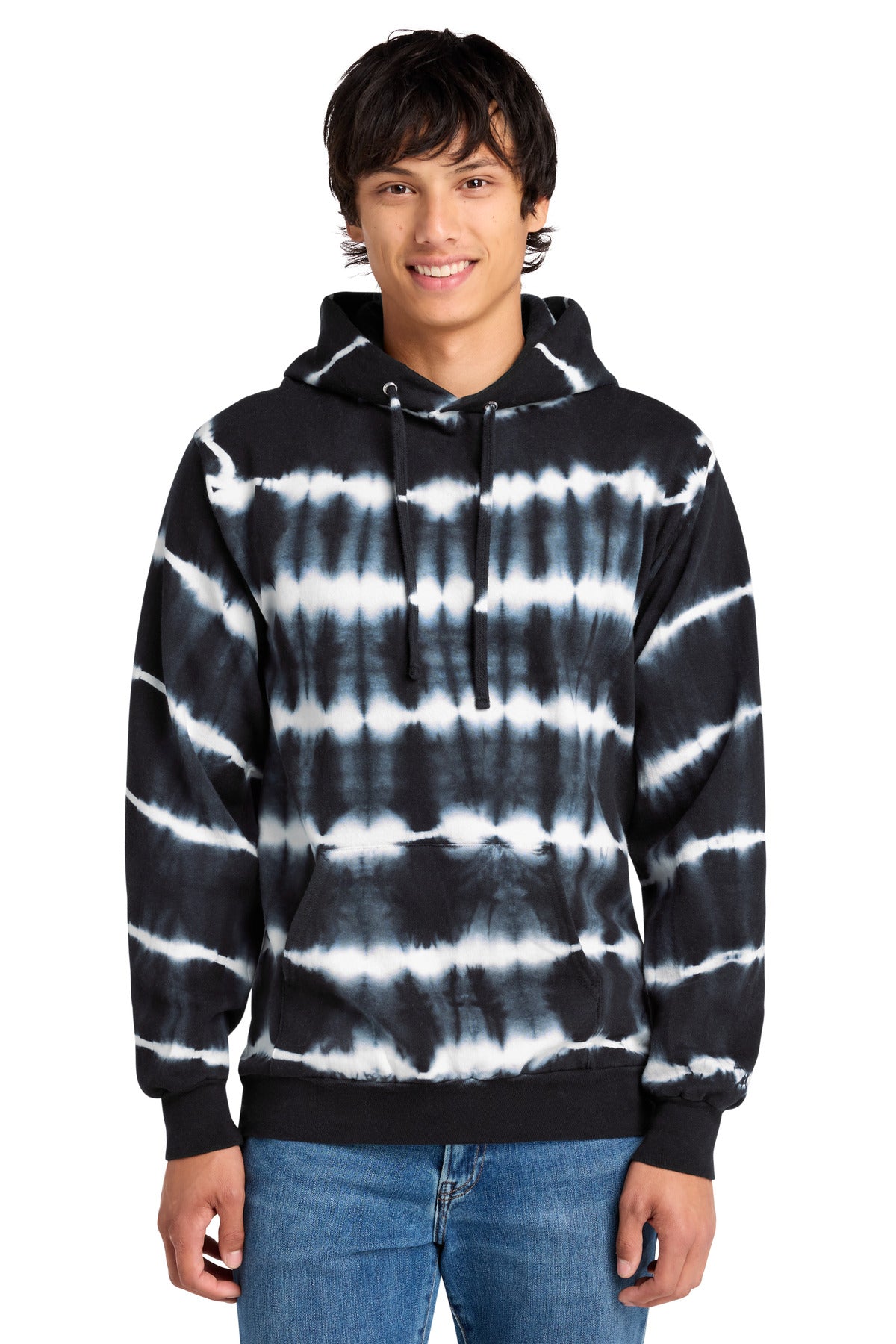 Port & Company PC143 - Allover Stripe Tie-Dye Fleece