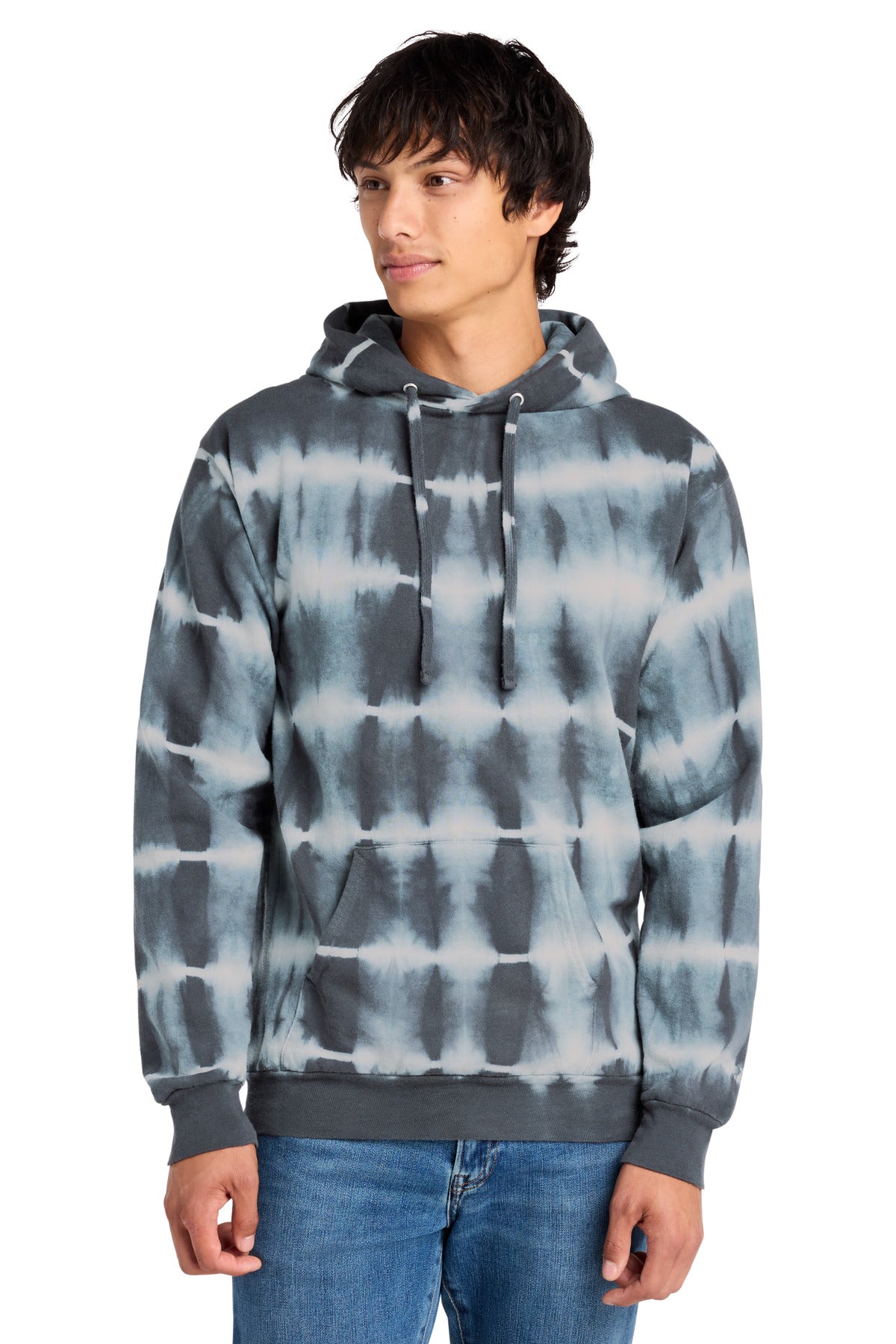 Port & Company PC143 - Allover Stripe Tie-Dye Fleece