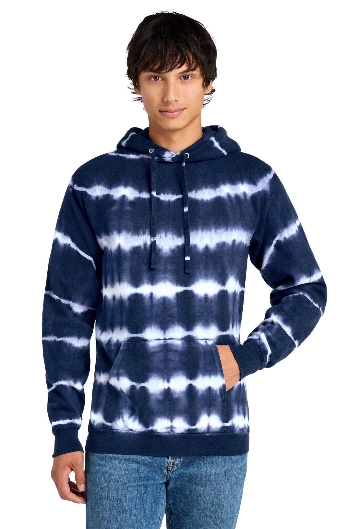 Port & Company PC143 - Allover Stripe Tie-Dye Fleece