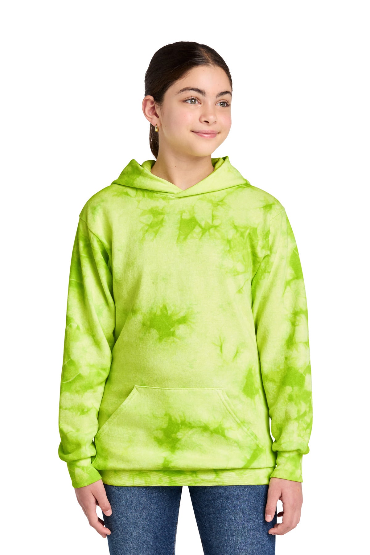 Port & Co PC144Y - Youth Crystal Tie-Dye Pullover Hoodie