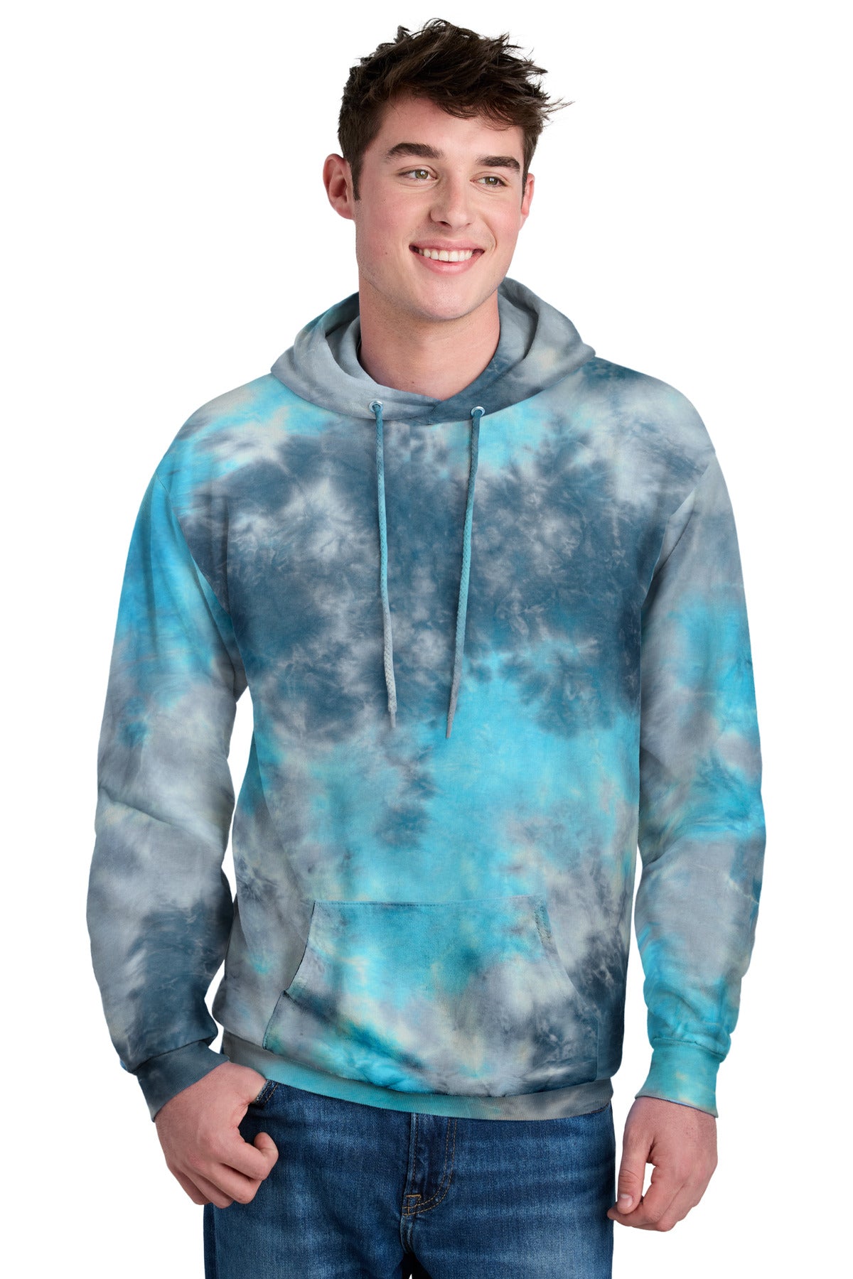 Port & Co PC144 - Crystal Tie-Dye Pullover Hoodie