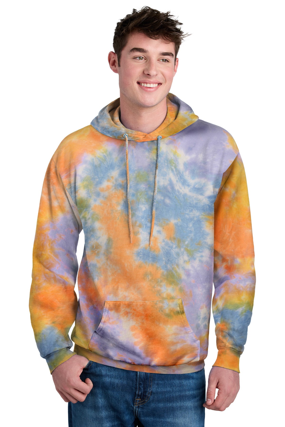 Port & Co PC144 - Crystal Tie-Dye Pullover Hoodie