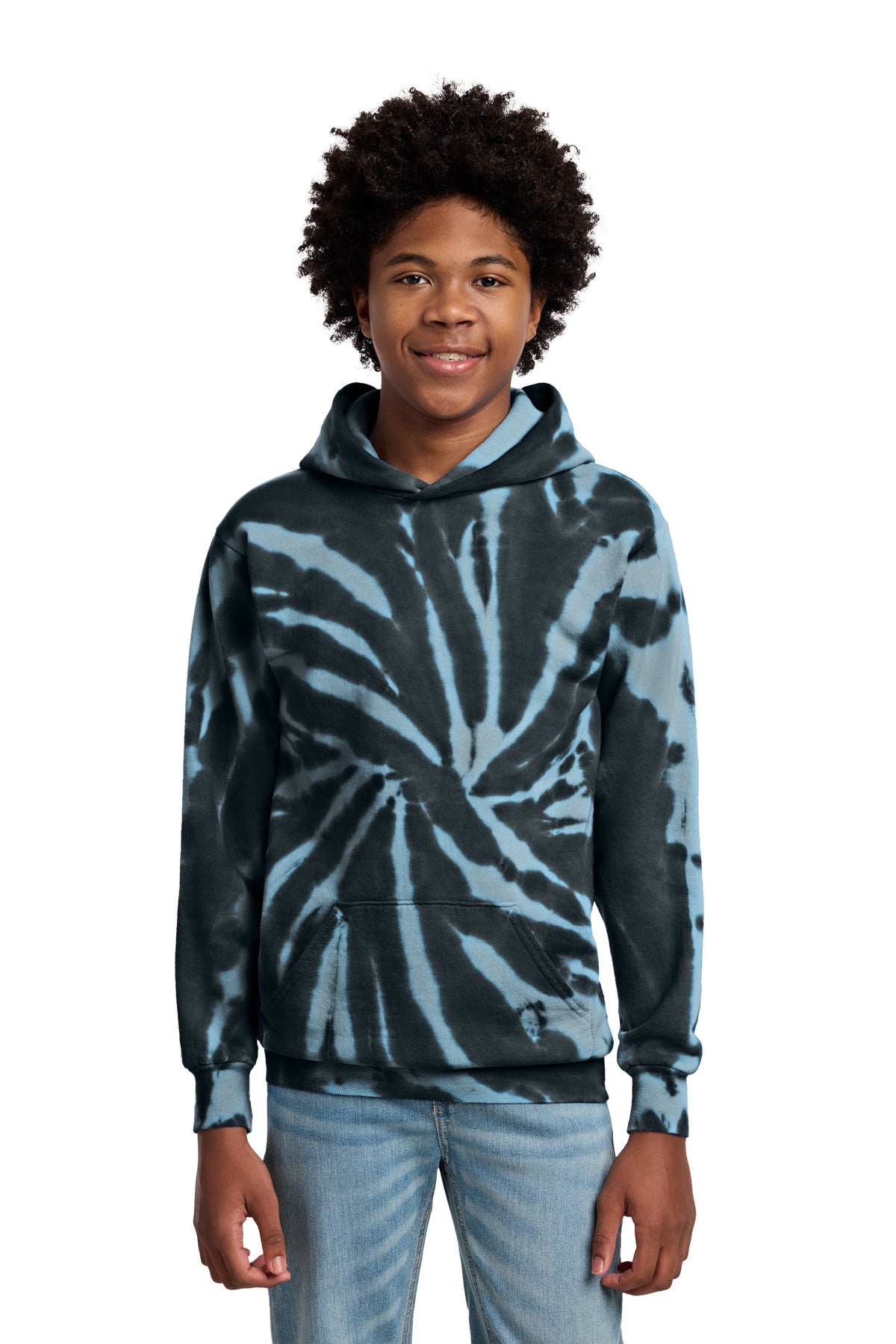 Port & Company PC146Y - Youth Tie-Dye Pullover Hooded Sweatshirt