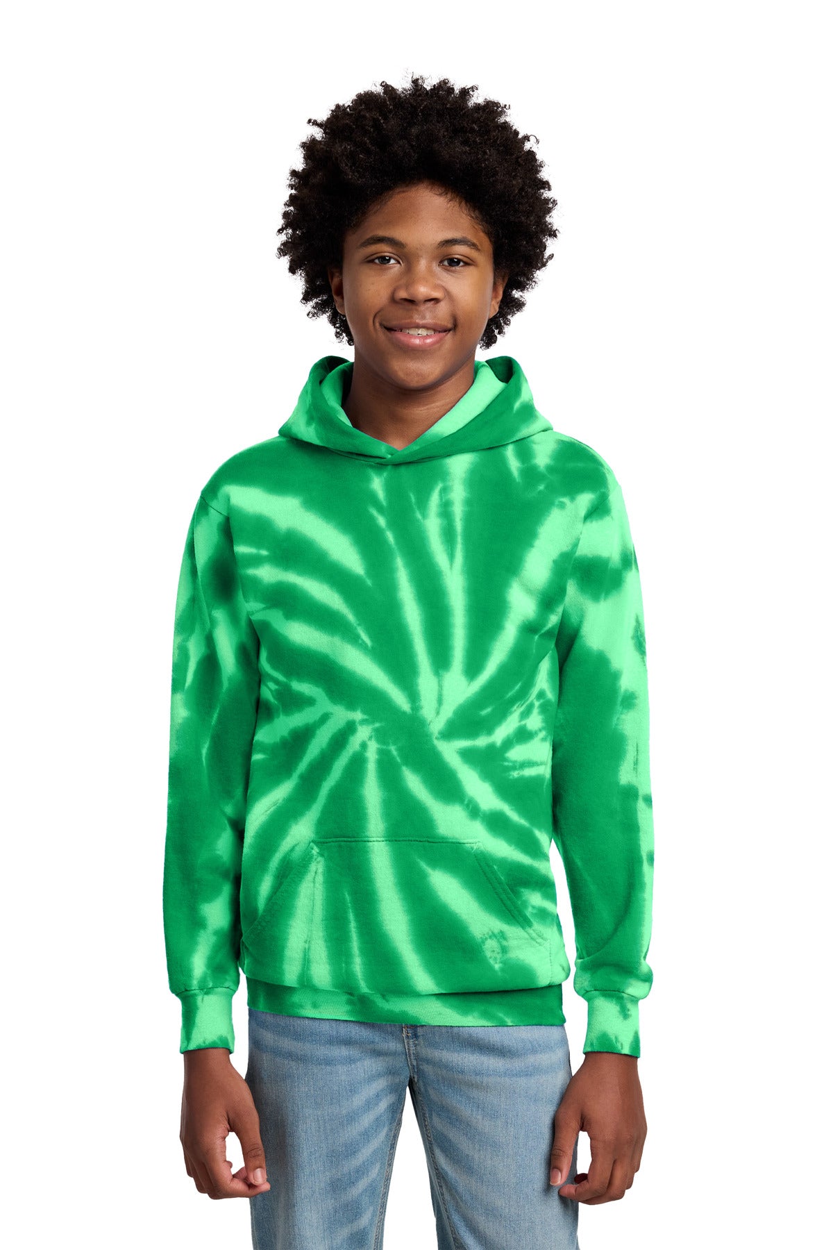 Port & Co PC146Y - Youth Tie-Dye Pullover Hooded Sweatshirt