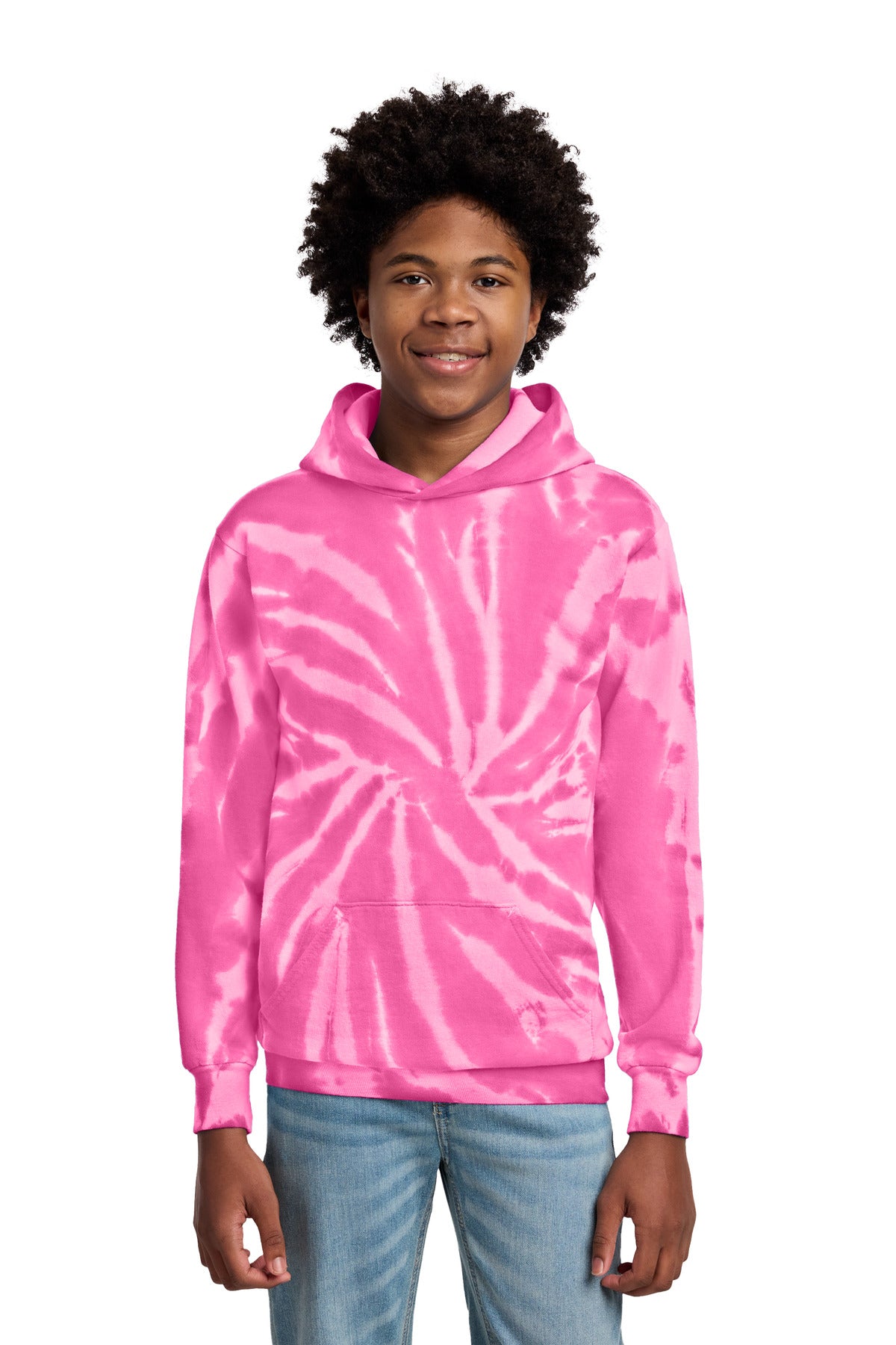 Port & Co PC146Y - Youth Tie-Dye Pullover Hooded Sweatshirt