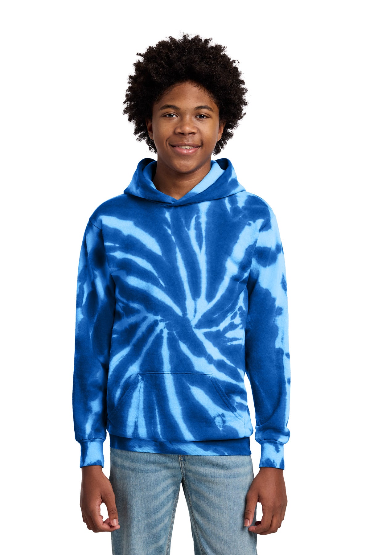 Port & Company PC146Y - Youth Tie-Dye Pullover Hooded Sweatshirt