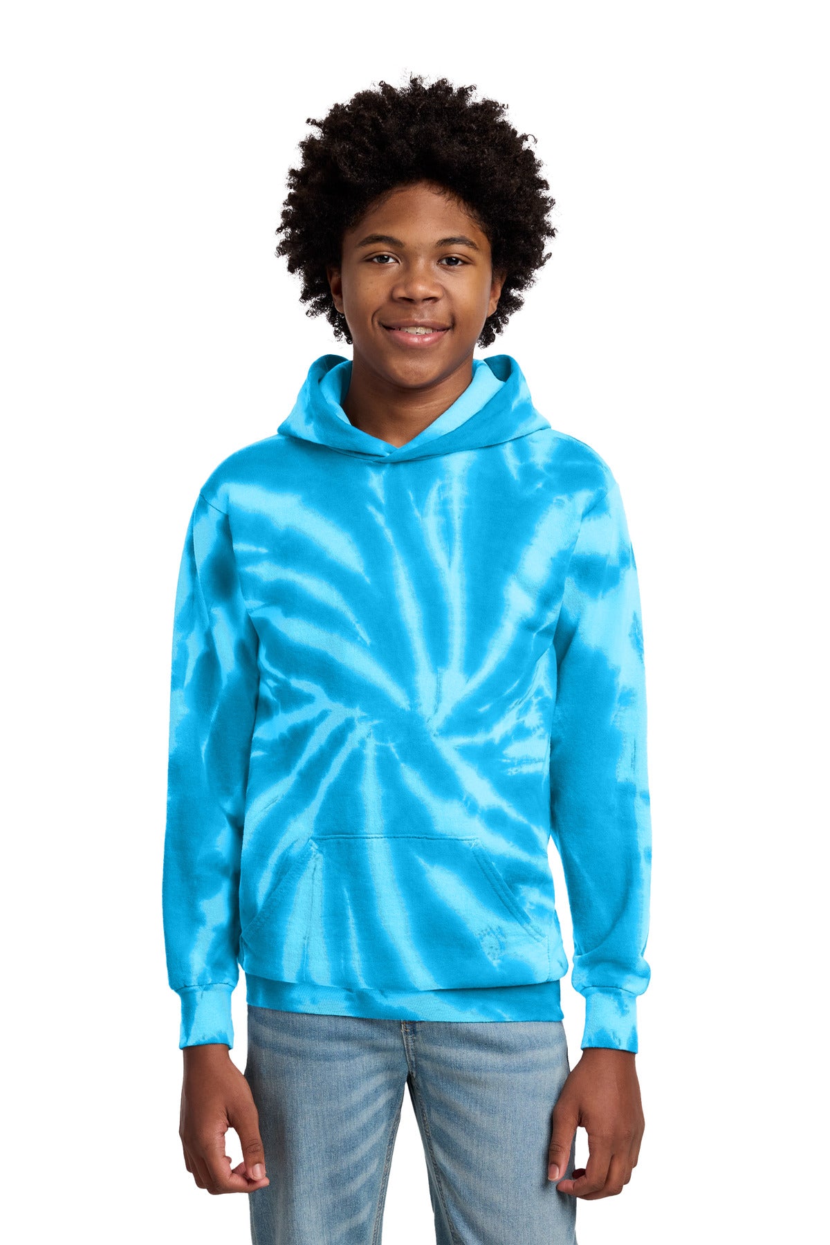 Port & Company PC146Y - Youth Tie-Dye Pullover Hooded Sweatshirt