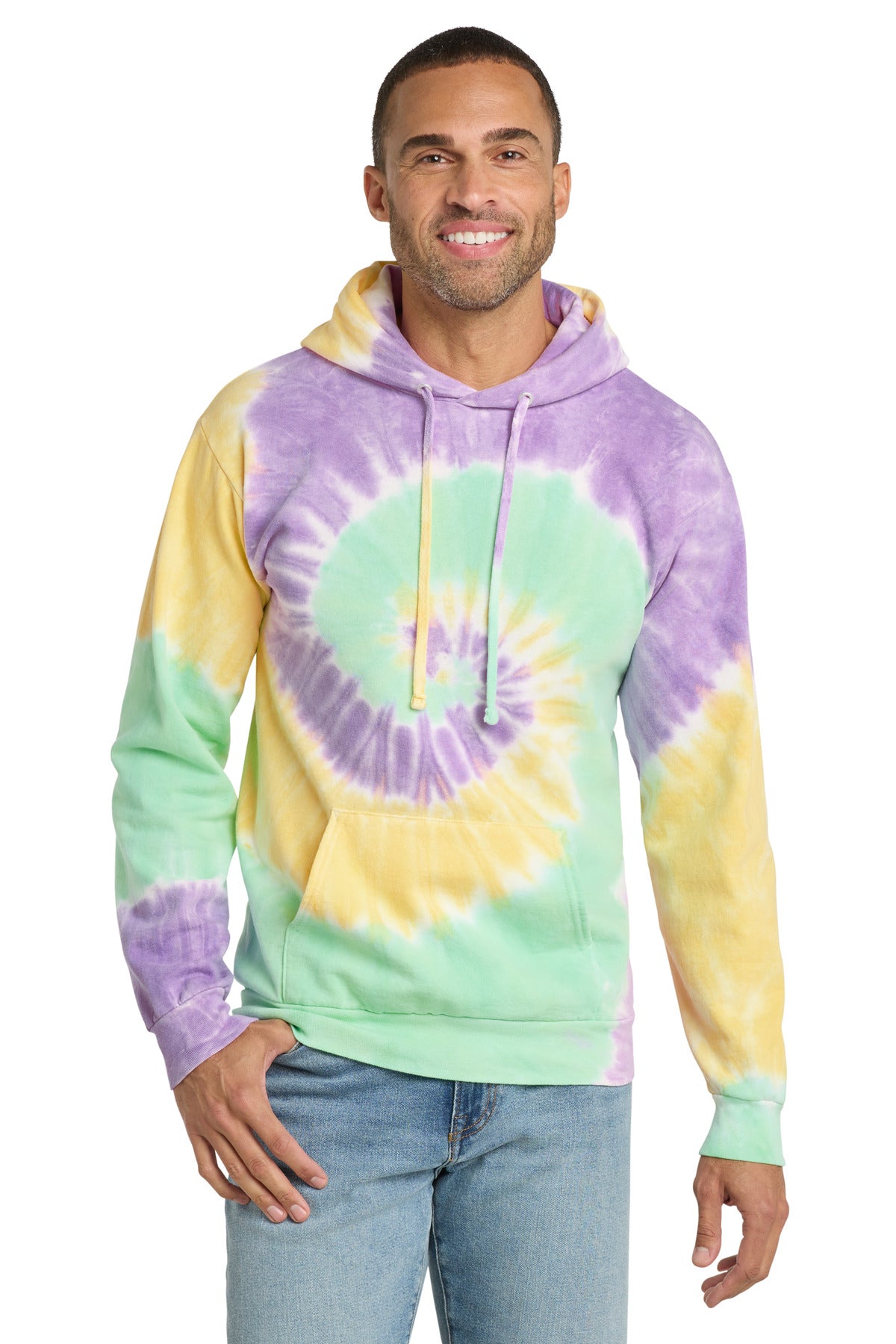 Port & Company PC146 - Tie-Dye Pullover Hooded Sweatshirt