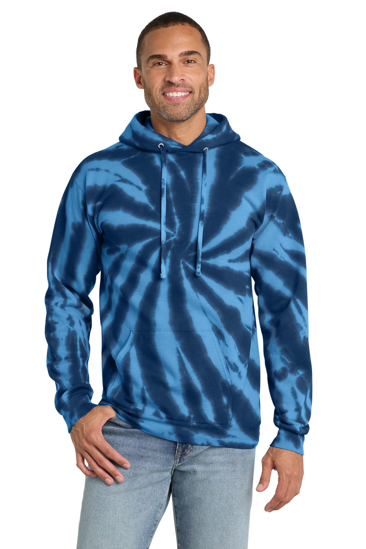 Port & Co PC146 - Tie-Dye Pullover Hooded Sweatshirt