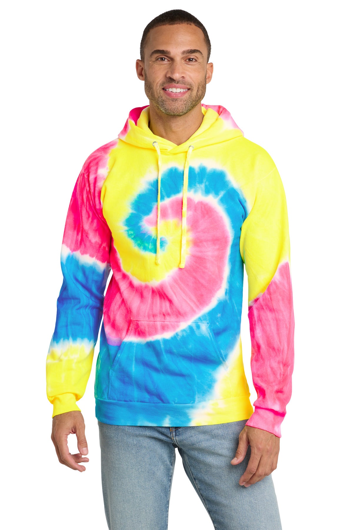 Port & Company PC146 - Tie-Dye Pullover Hooded Sweatshirt