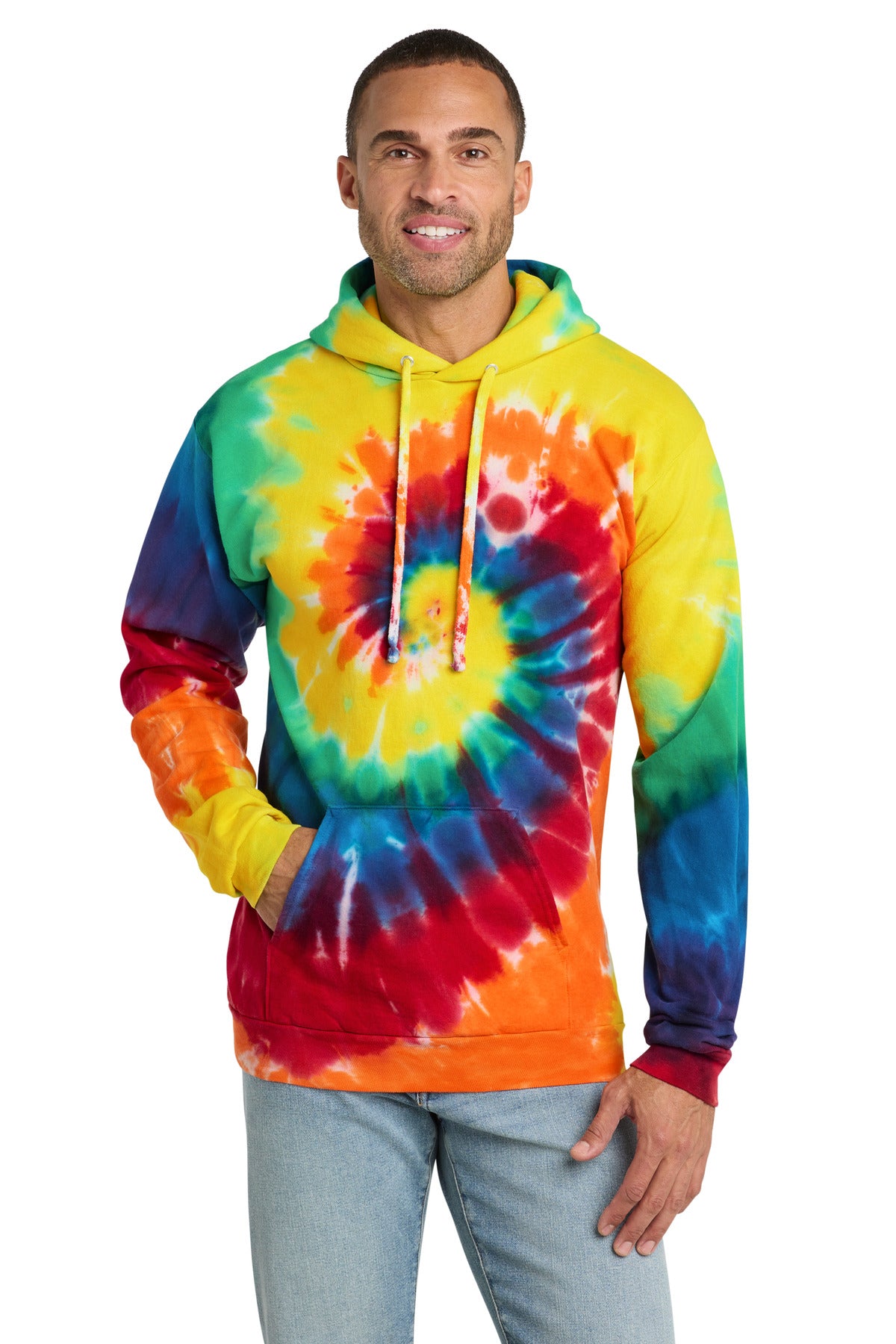 Port & Company PC146 - Tie-Dye Pullover Hooded Sweatshirt