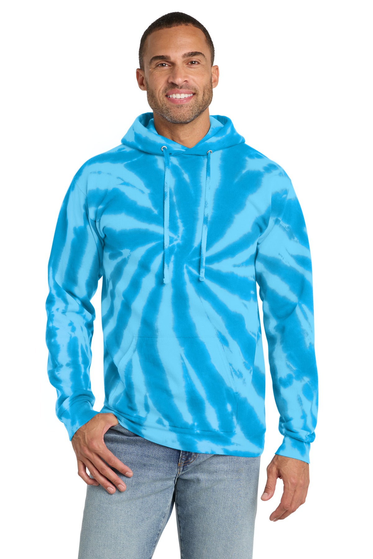 Port & Co PC146 - Tie-Dye Pullover Hooded Sweatshirt