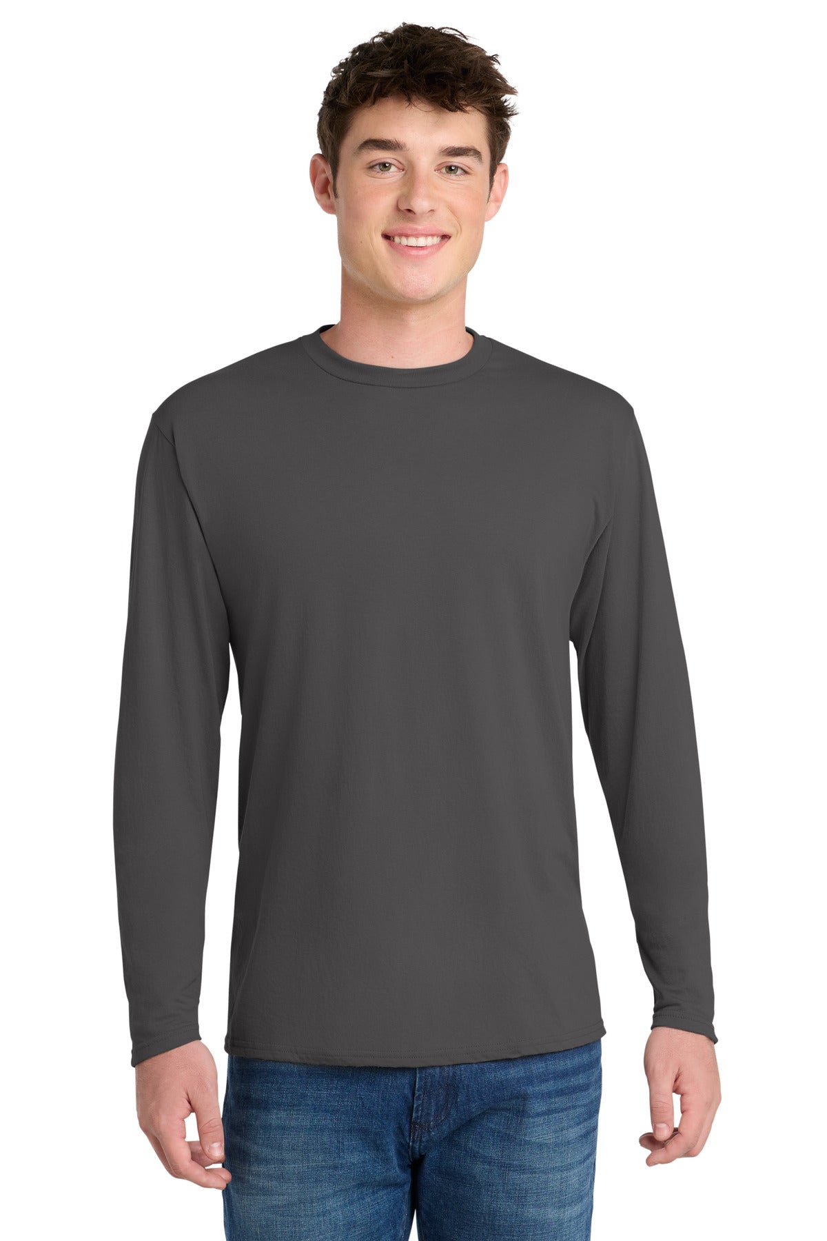 Port & Co PC381LS - Long Sleeve Performance Blend Tee