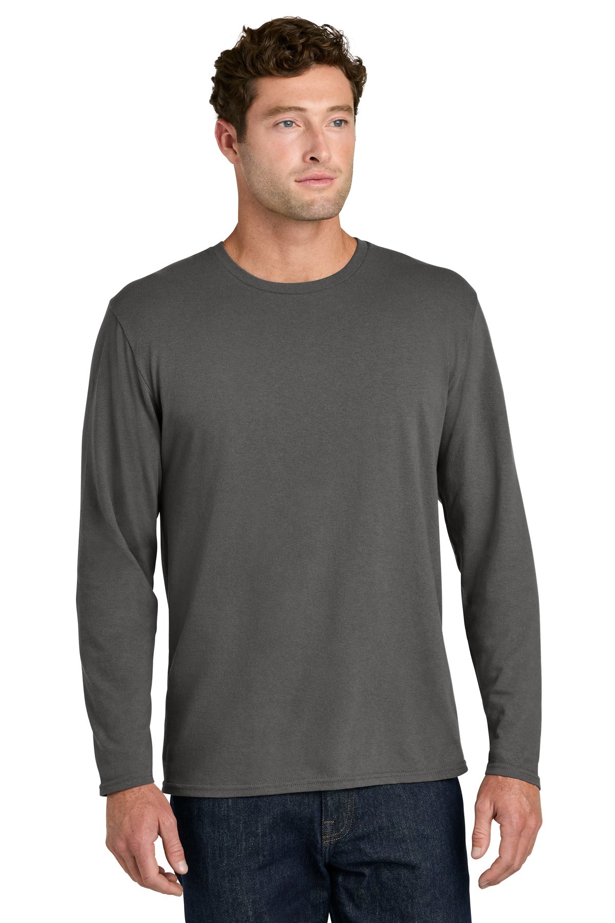 Port & Company PC43LS - Easy Cotton Long Sleeve Tee