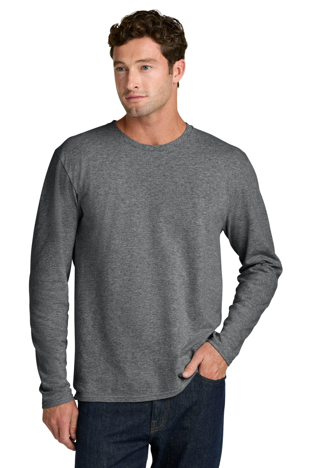 Port & Company PC43LS - Easy Cotton Long Sleeve Tee