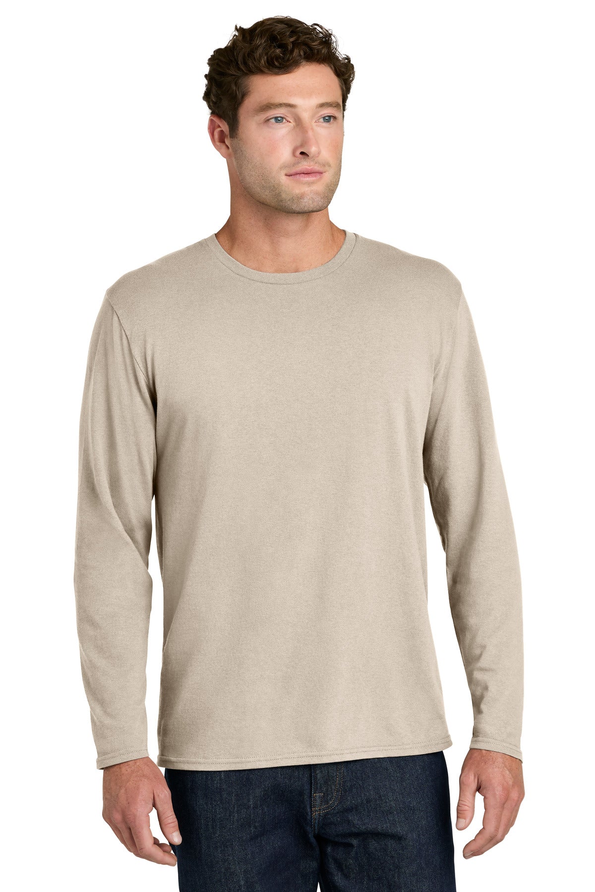 Port & Company PC43LS - Easy Cotton Long Sleeve Tee