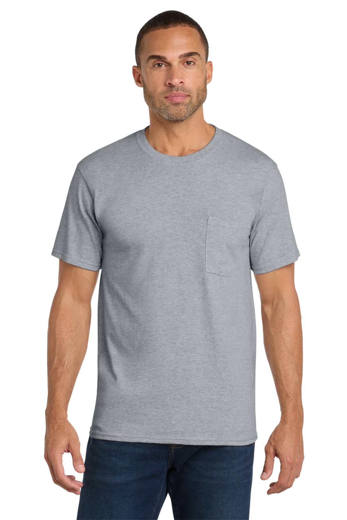 Port & Company PC54P - Core Cotton Pocket Tee