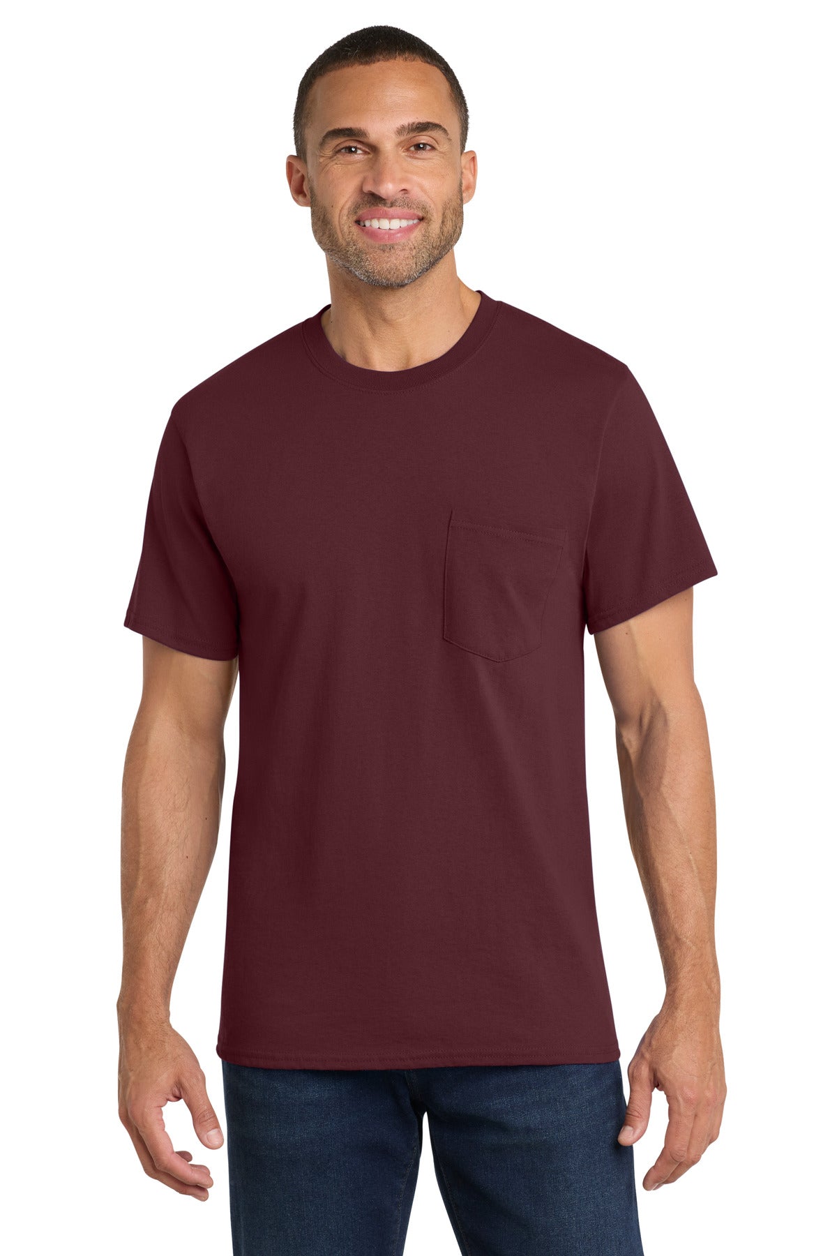 Port & Company PC54P - Core Cotton Pocket Tee