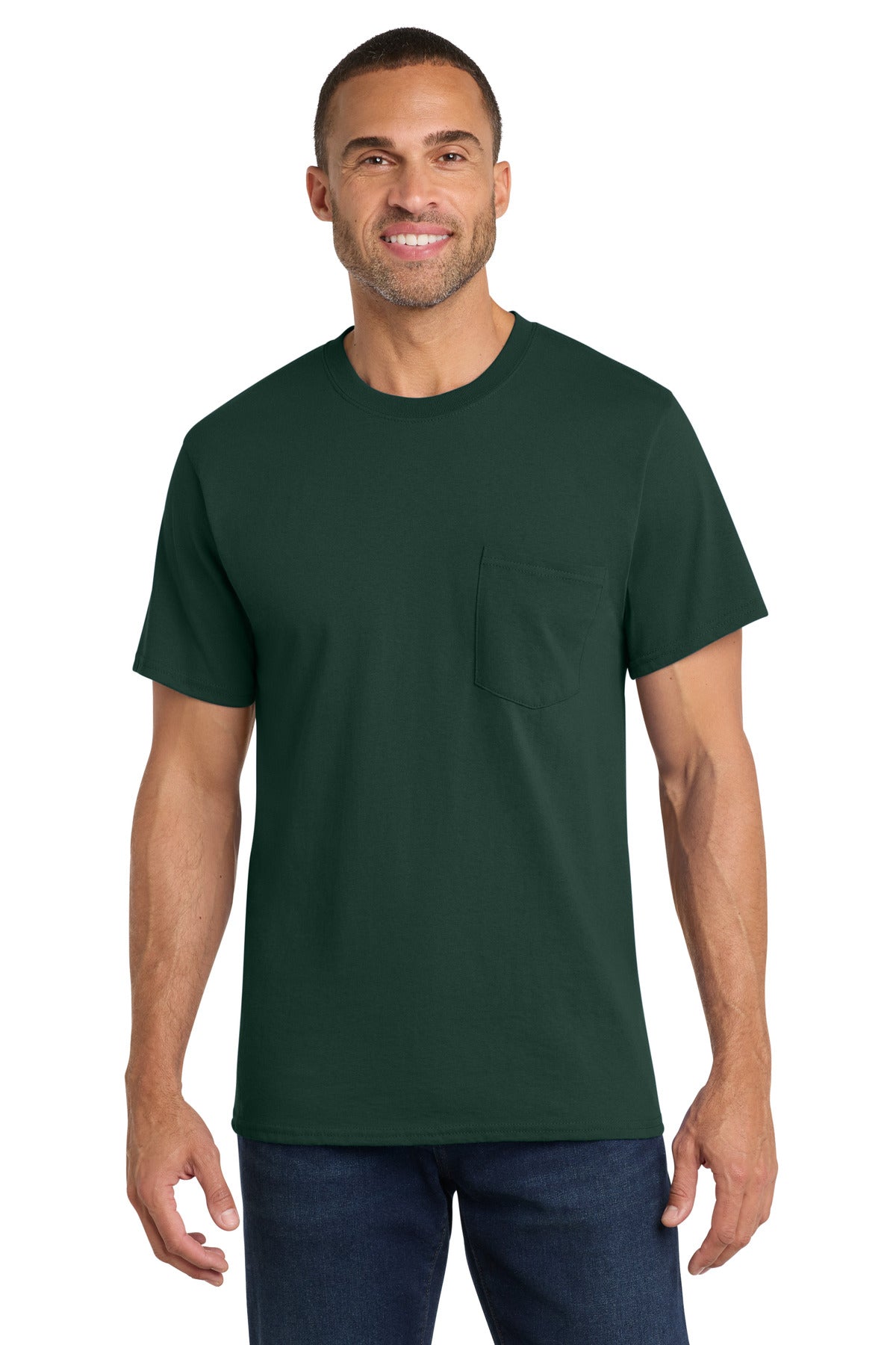 Port & Company PC54P - Core Cotton Pocket Tee