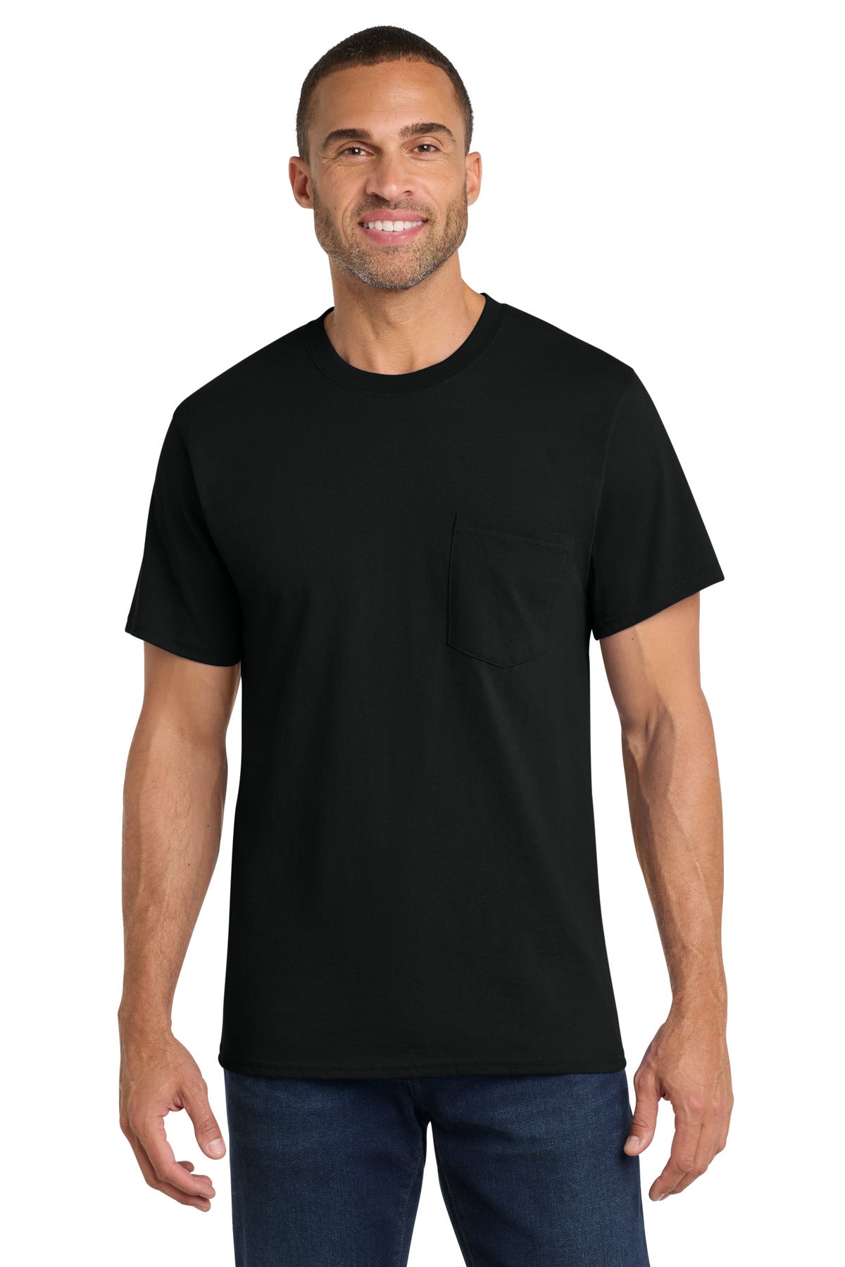 Port & Company PC54P - Core Cotton Pocket Tee