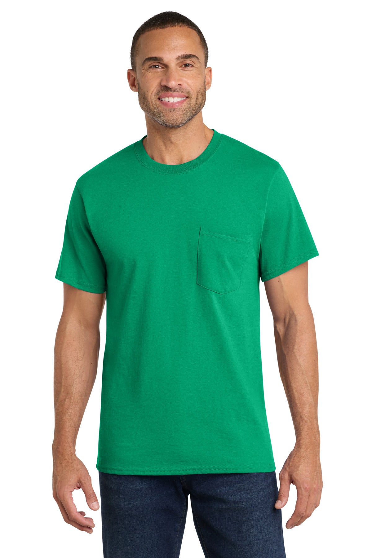Port & Company PC54P - Core Cotton Pocket Tee