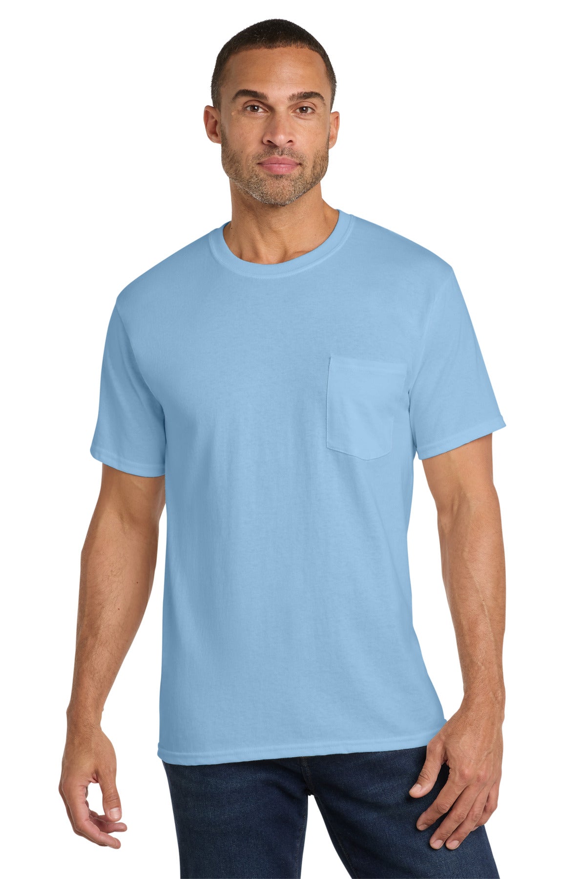 Port & Company PC54P - Core Cotton Pocket Tee