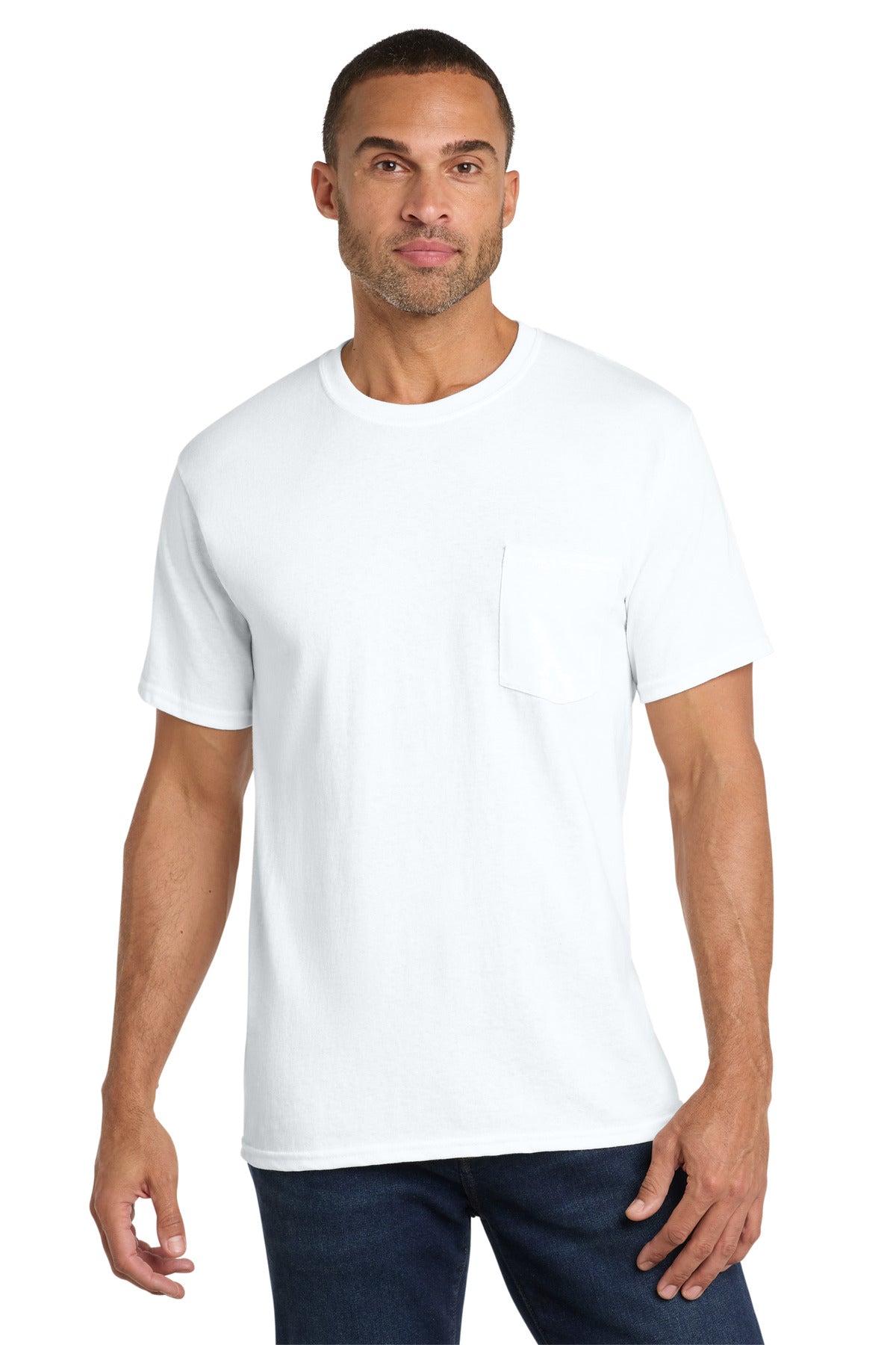 Port & Company PC54P - Core Cotton Pocket Tee