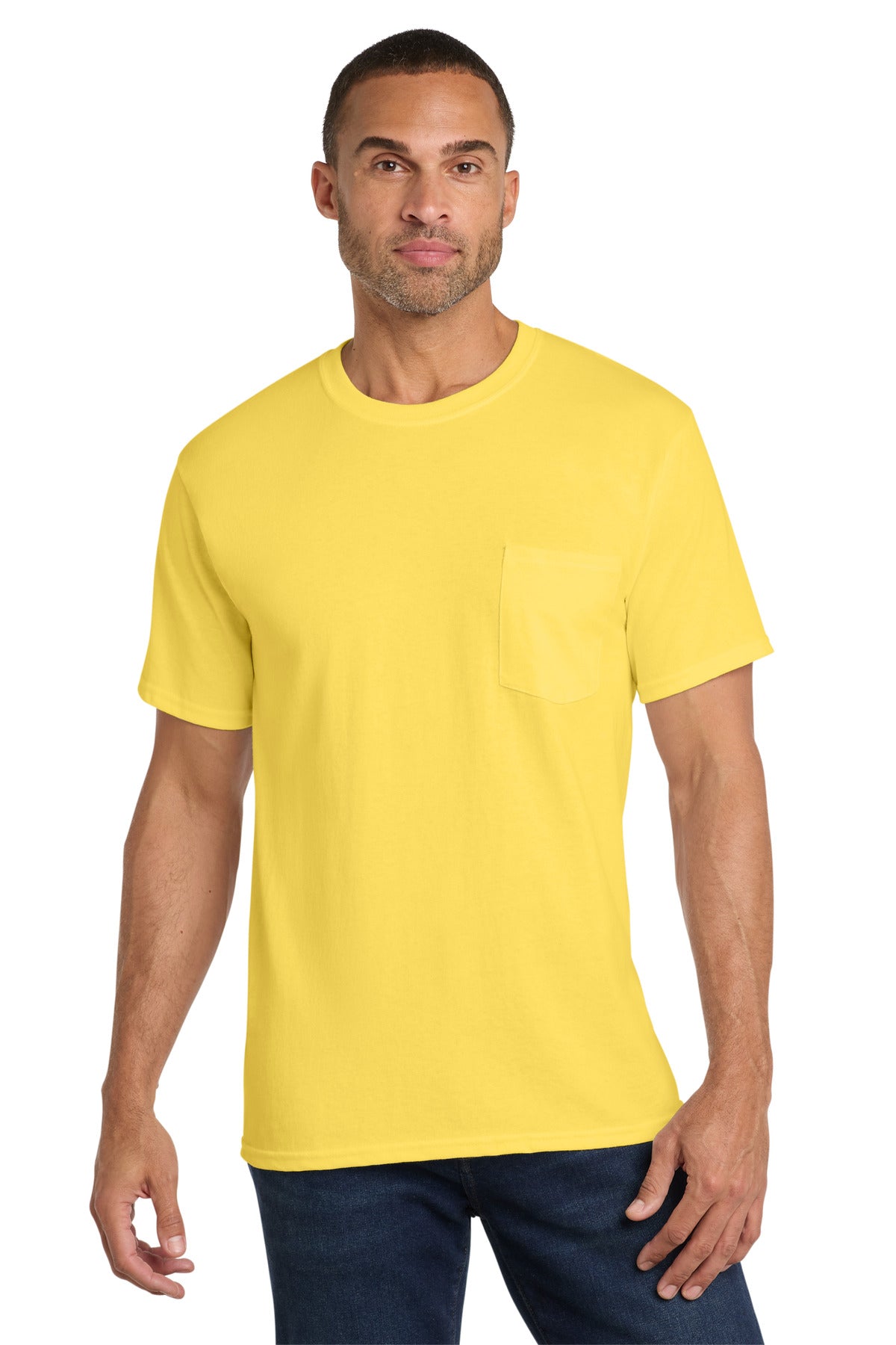 Port & Company PC54P - Core Cotton Pocket Tee