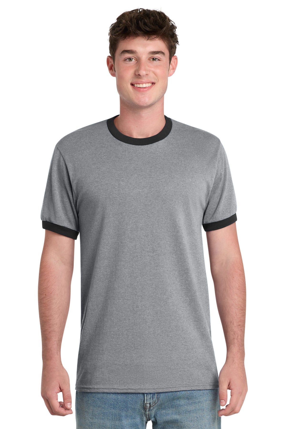 Port & Company PC54R - Core Cotton Ringer Tee