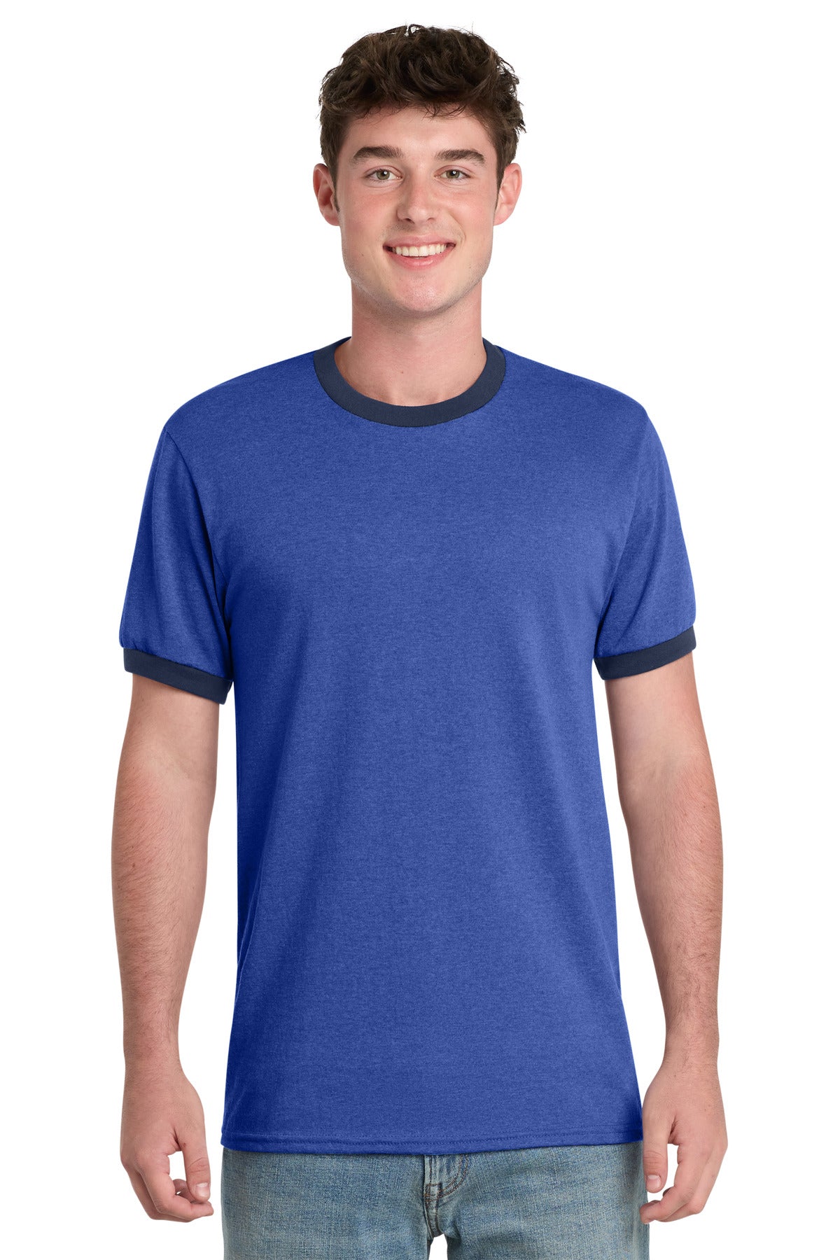 Port & Company PC54R - Core Cotton Ringer Tee