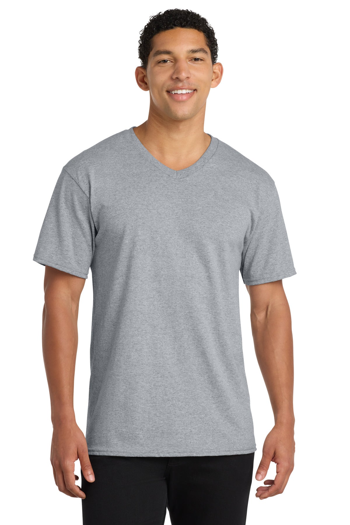 Port & Company PC54V - Core Cotton V-Neck Tee
