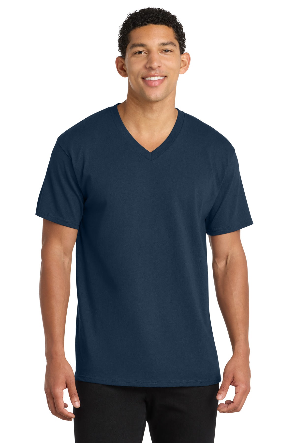 Port & Company PC54V - Core Cotton V-Neck Tee