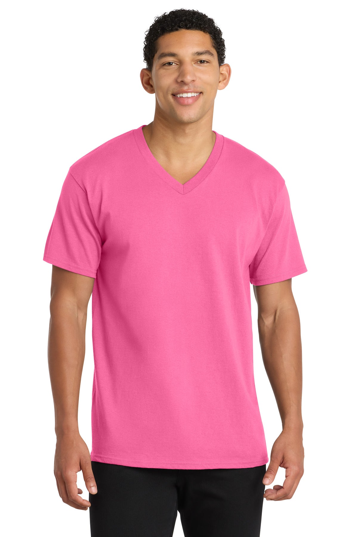 Port & Company PC54V - Core Cotton V-Neck Tee