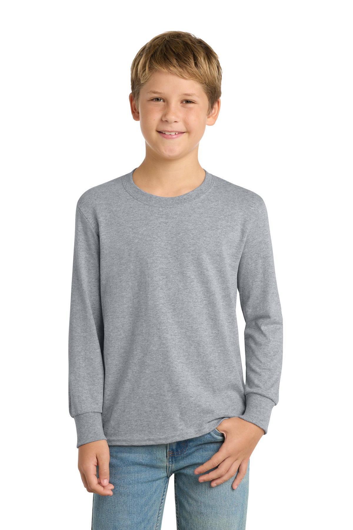 Port & Company PC54YLS - Youth Long Sleeve Core Cotton Tee