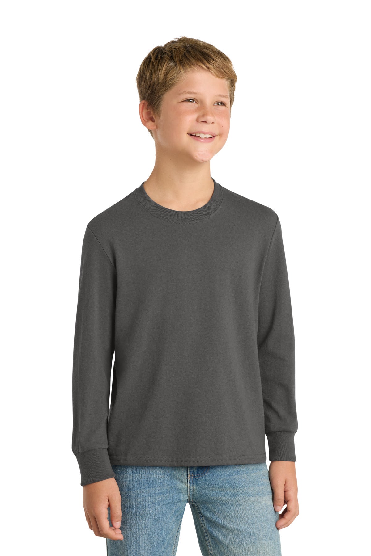 Port & Company PC54YLS - Youth Long Sleeve Core Cotton Tee