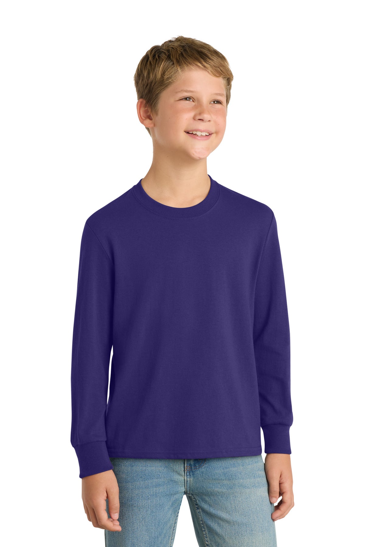 Port & Company PC54YLS - Youth Long Sleeve Core Cotton Tee