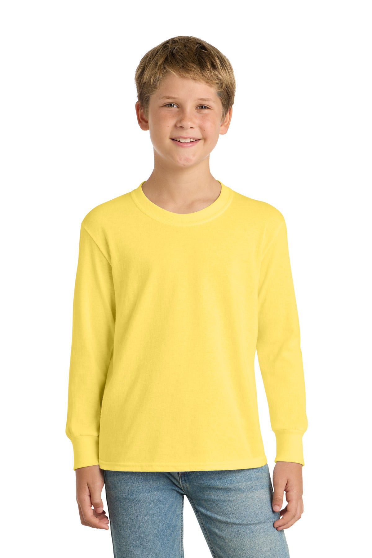 Port & Co PC54YLS - Youth Long Sleeve Core Cotton Tee