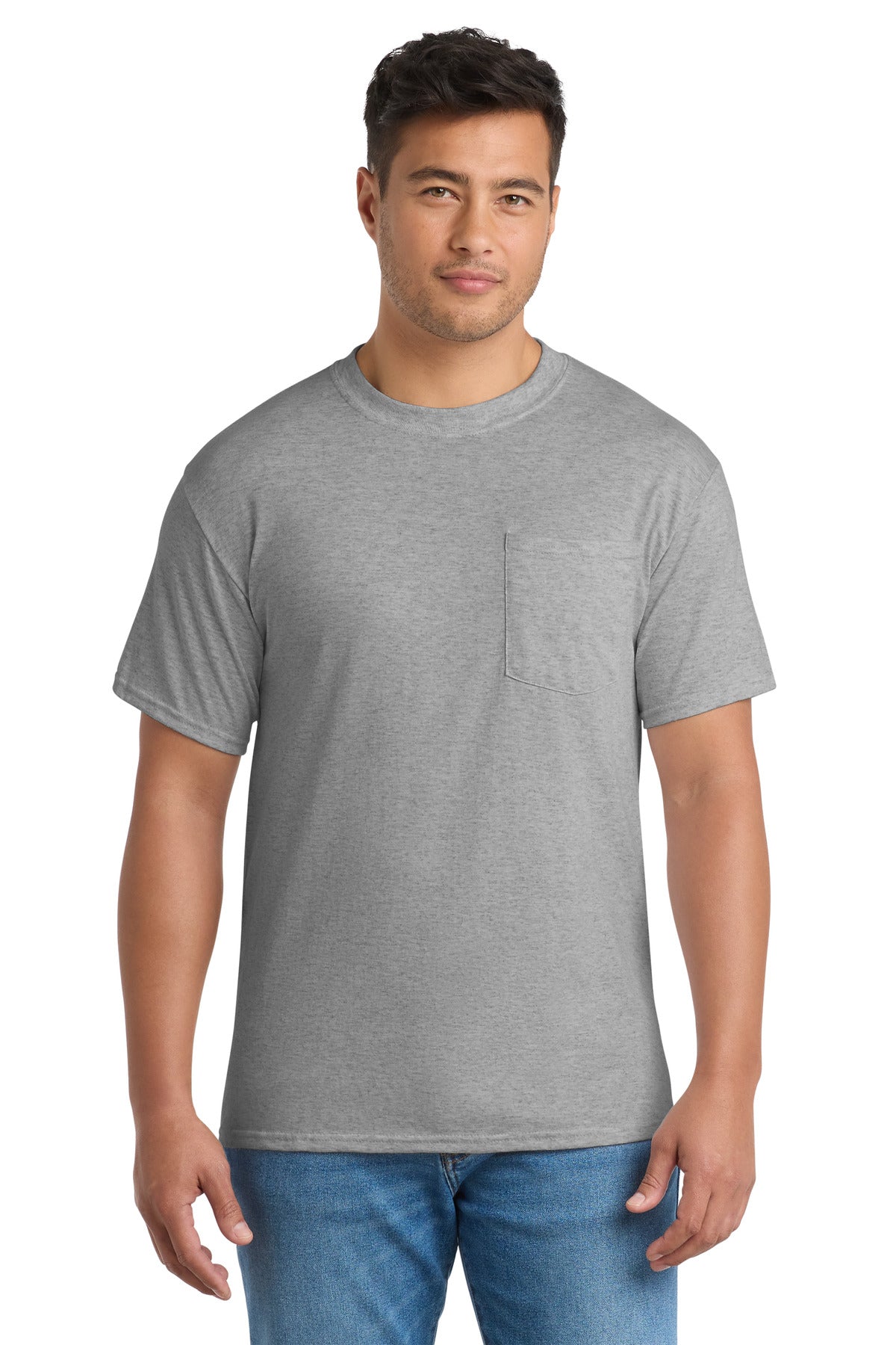 Port & Company PC55PT - Tall Core Blend Pocket Tee