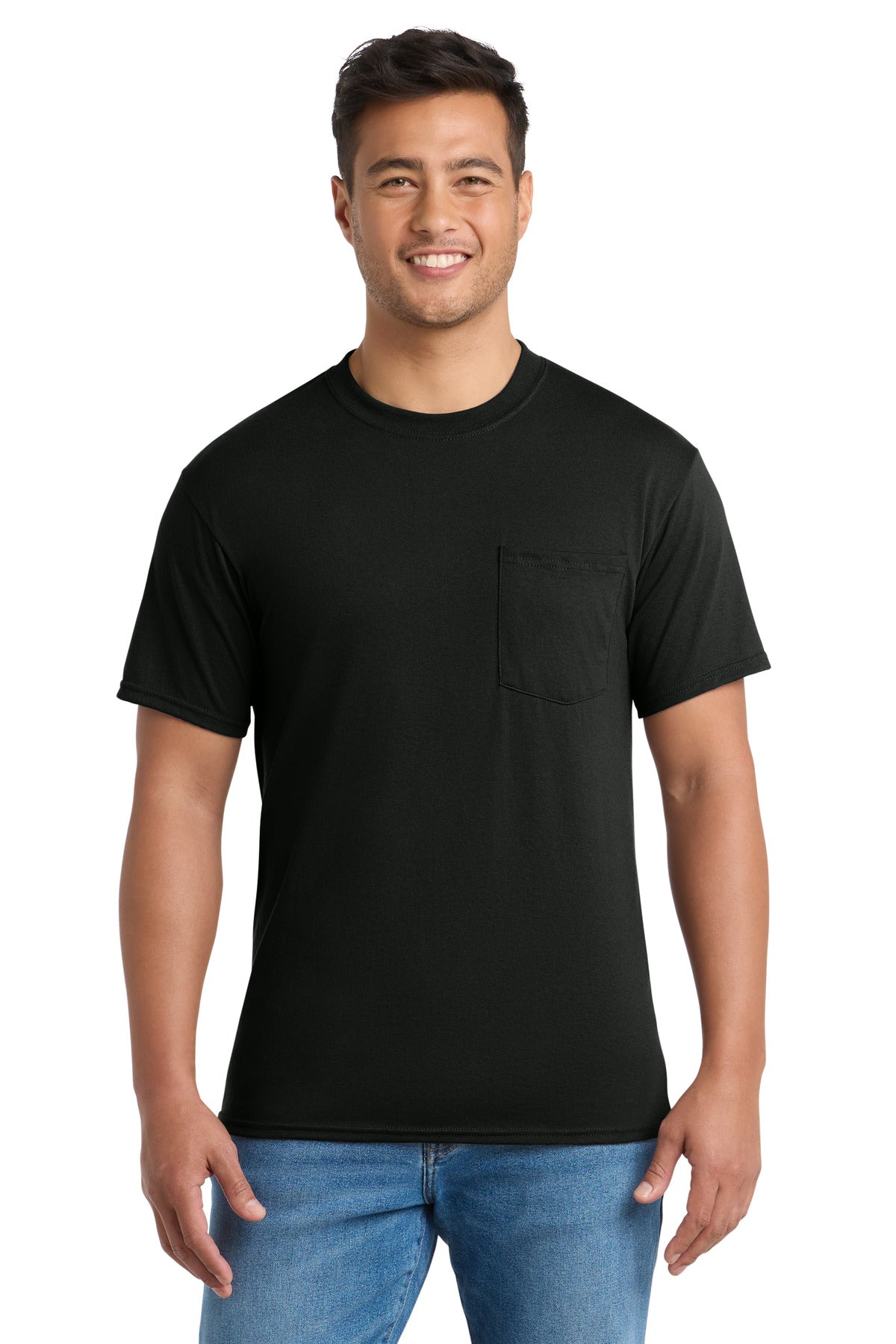 Port & Company PC55PT - Tall Core Blend Pocket Tee