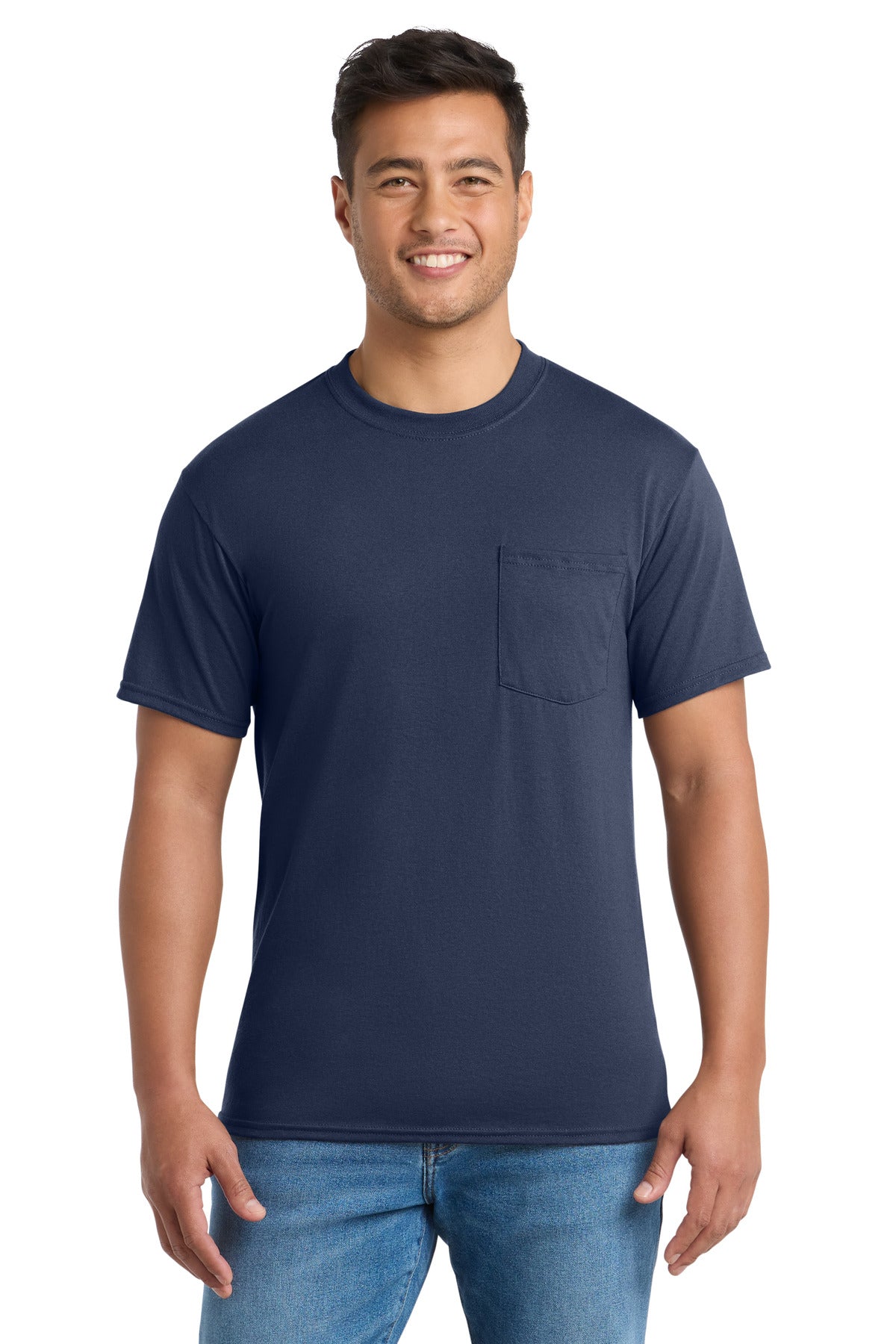 Port & Company PC55PT - Tall Core Blend Pocket Tee