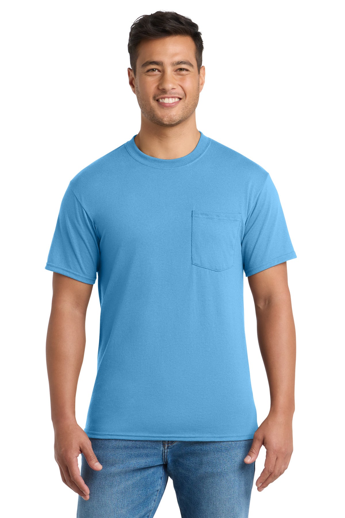 Port & Company PC55P - Core Blend Pocket Tee