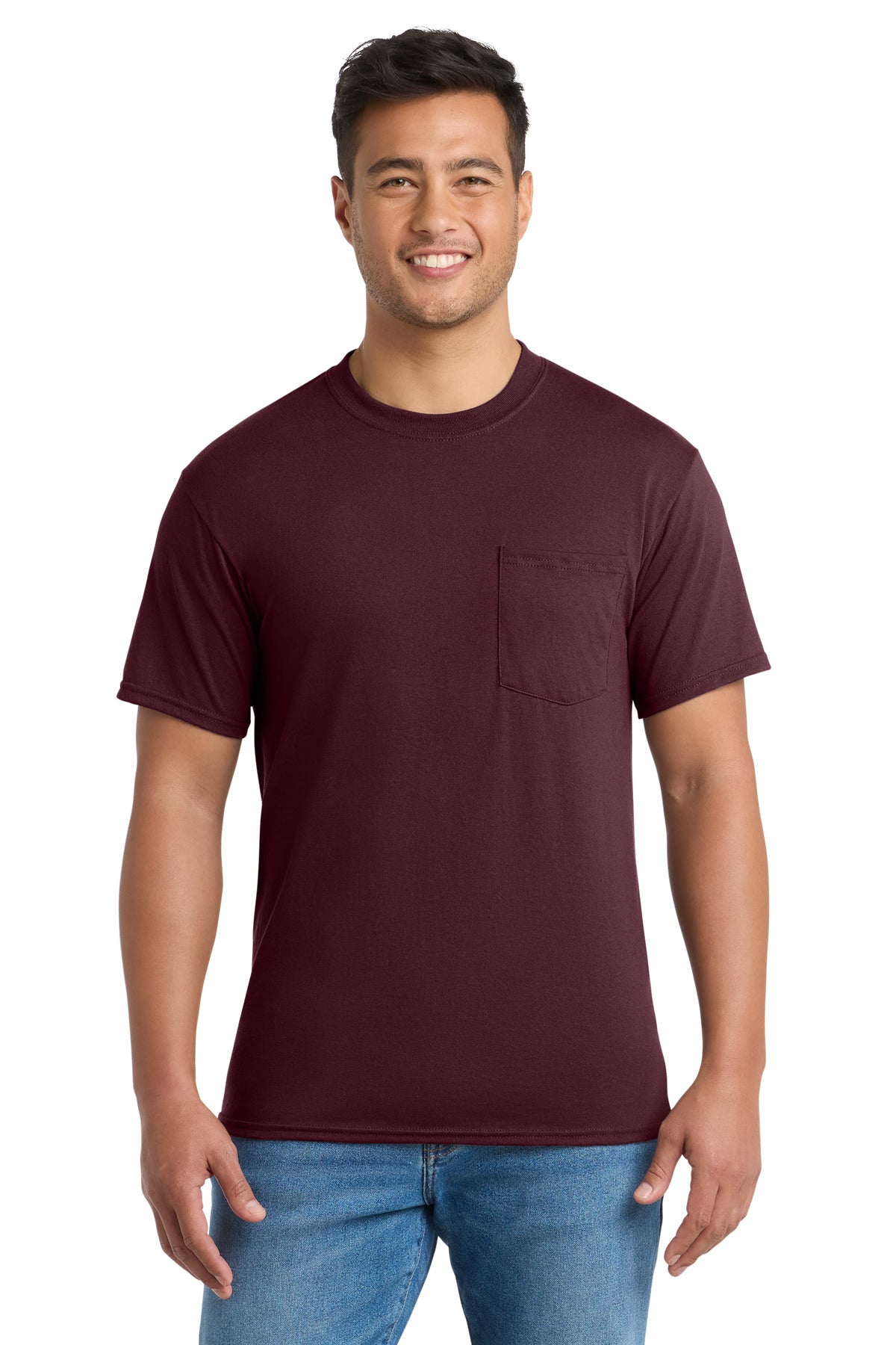 Port & Company PC55P - Core Blend Pocket Tee