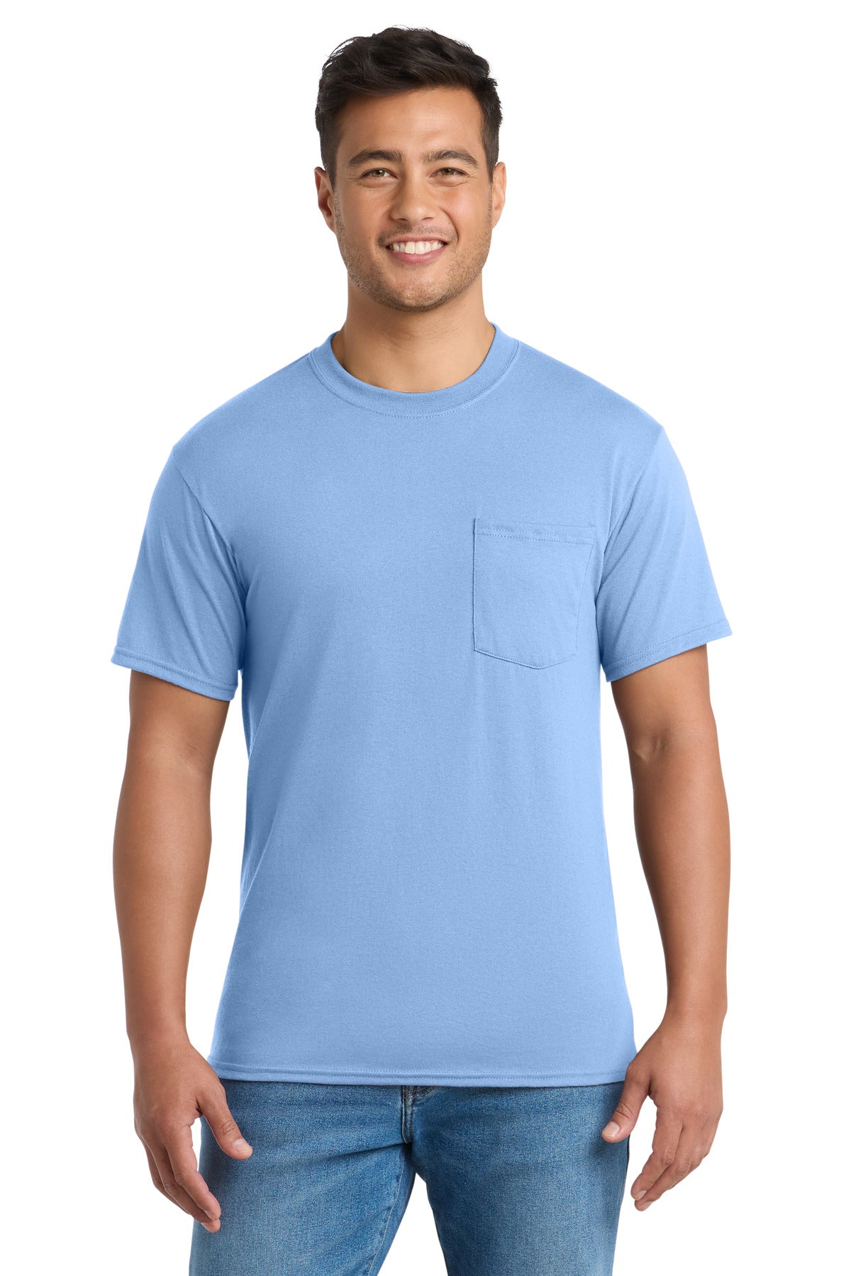 Port & Company PC55P - Core Blend Pocket Tee