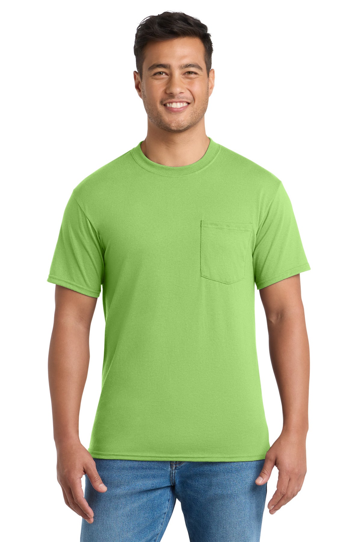 Port & Company PC55P - Core Blend Pocket Tee
